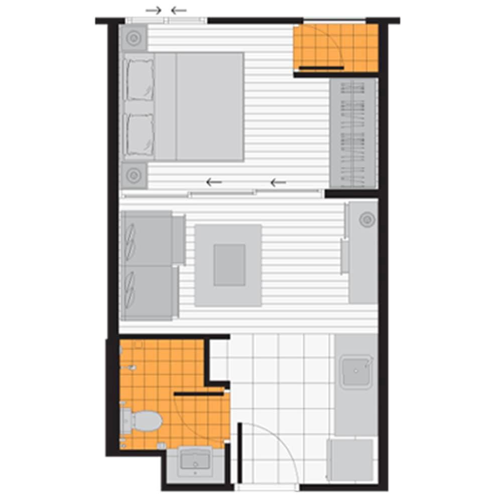 แต่งใหม่ ชั้น 17  วิวสวน 1.39 ล้าน a space me บางนา